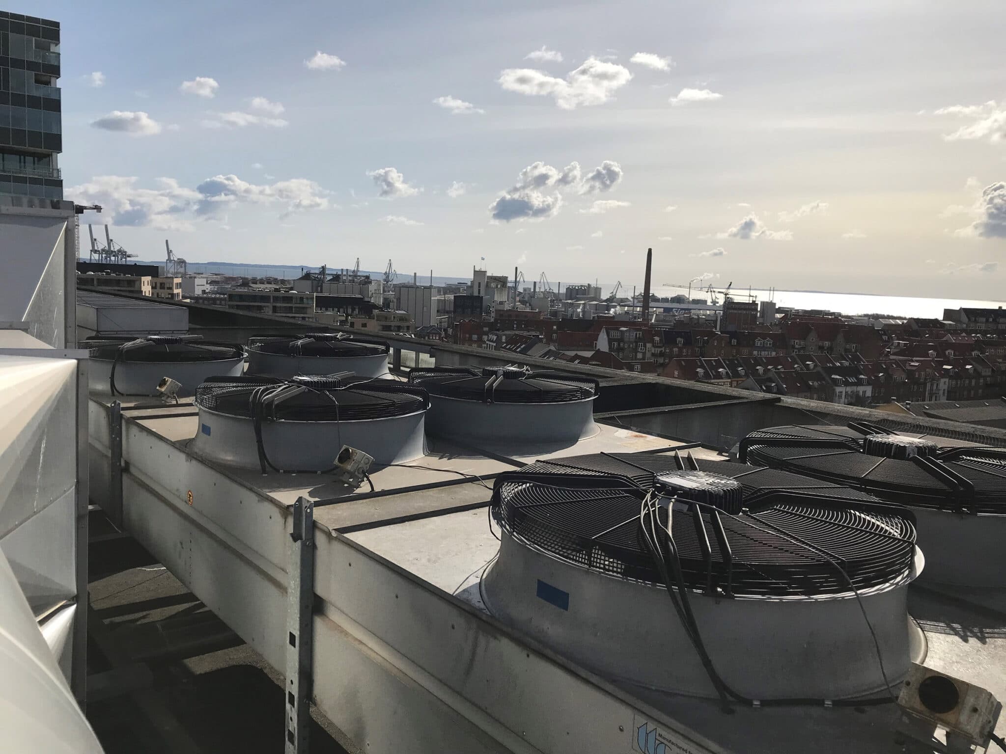 Køleventilator hos Cinemaxx Aarhus